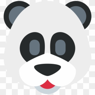 Panda Face - Emoji Panda Clipart