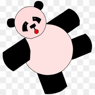 Panda - Cartoon Panda Bear Clipart