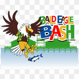 Bald Eagle Bash - Cartoon Clipart
