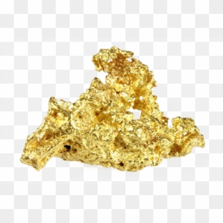 Gold Nugget Png - Gold Mineral White Background Clipart