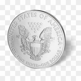 Picture Of 1 Oz American Silver Eagle Coins - Coin Clipart