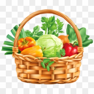 Download Vegitable Basket Png Images Background - Basket Of Vegetables Png Clipart