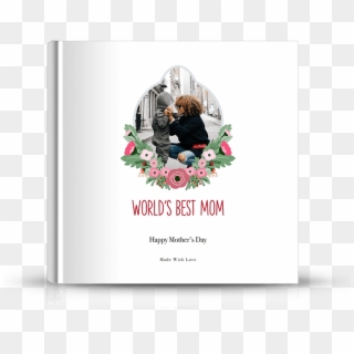 Front Photo Book Cover Designed For Mom And Mother's - Photobook Cover Design Clipart