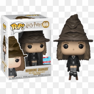 Hermione Granger With Sorting Hat Pop Vinyl Figure - Hermione Granger Funko Pop Clipart