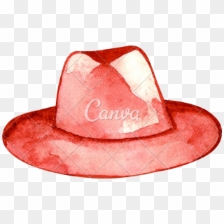 Watercolor Hat - Cowboy Hat Clipart