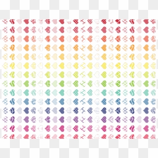Png Rainbow Heart A2 Melstampz - Art Clipart