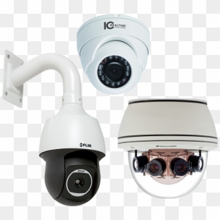 Video Cameras - Panoramic Security Camera Clipart