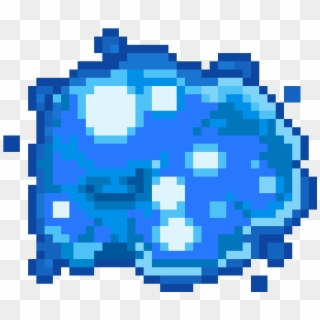 Blue Explosion - Pixel Art Explosion Png Clipart