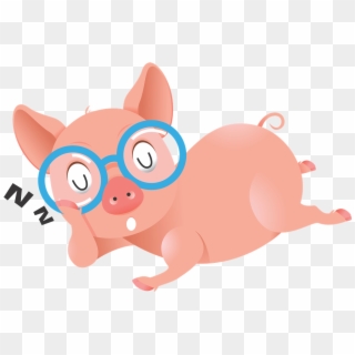 Pig Animated Clipart - Pigs With Glasses Clipart - Png Download