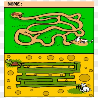 Beginner Maze For Kids - Illustration Clipart