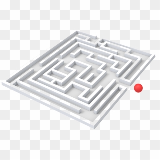 Challenging Maze - Circle Clipart