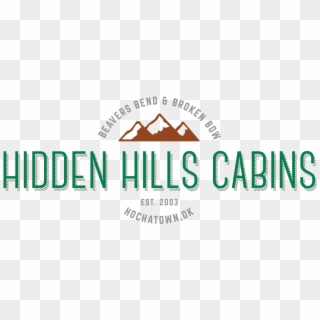 Menu - Hidden Hills Cabins Logo Clipart