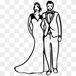 Groom Coloring Pages - Line Art Clipart