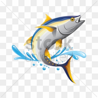 Fishing Net Clipart Sad - Tuna Fish Vector Png Transparent Png