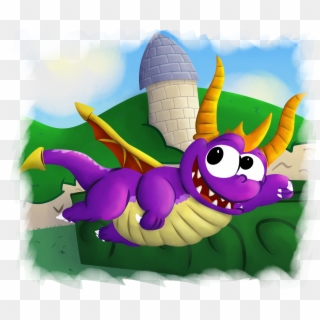 Spyro The Dragon - Cartoon Clipart