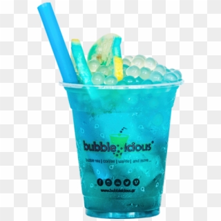 Blue Lagoon - Blue Bubble Tea Png Clipart