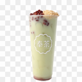 Matcha Red Bean Milk Tea - Feng Cha Clipart