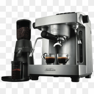 Sunbeam Pu6910 Espresso Machine & Grinder - Sunbeam Coffee Machine Em6910 Clipart