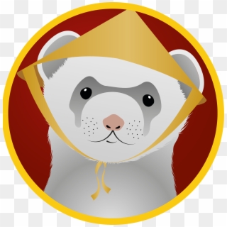 Ferret-badges 3 Vietnamese Food Ferret - Vietnamese Ferret Clipart