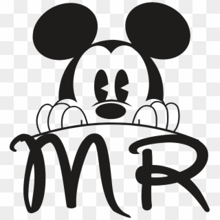 Clipart Library Library Mickey Drawing Rapunzel Coloring - Mickey Y Minnie Vector - Png Download