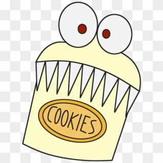 The Creepy Cookie Jar, Sitting In Your Kitchen, If - Cartoon Clipart