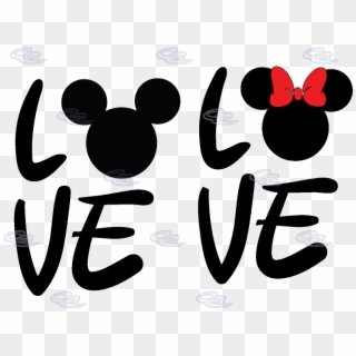 Minnie Love Png - Love Mickey Y Minnie Clipart