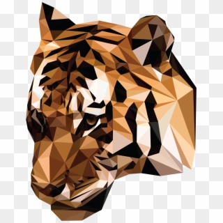 Tiger Polygongraphic Design - Iphone Xs Max Animal Clipart
