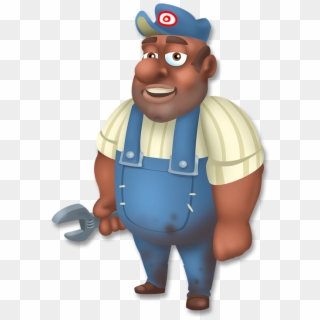 Mechanic Png With Transparent Background - Hay Day Town Visitors Clipart