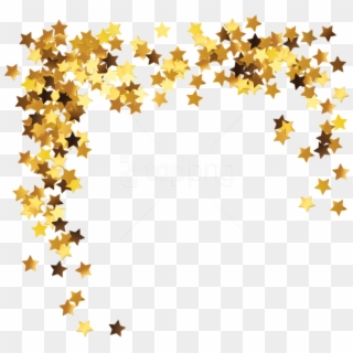 Free Png Download Gold Stars Decorationpicture Clipart - Star Border Transparent Png