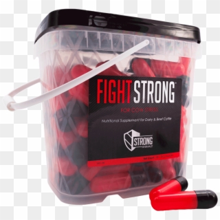 Fight Strong For Cow Stress 130 Capsules - Berry Clipart