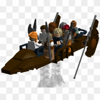 Sail Barge 3 - Desert Skiff Moc Lego Clipart