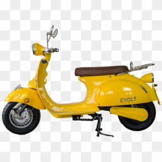 Evolt Moped Electric Bumblebee - Scooter Clipart