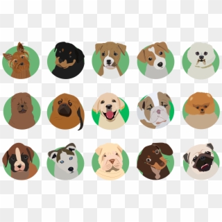 Dog Breeds Icons Jpg Free Download - Dog Breed Clip Art Free - Png Download