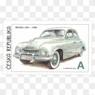 Škoda Cars On Postage Stamps - Georgetown Clipart