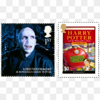 One Depicts Lord Voldemort And The Other The Book Cover - First Harry Potter Book Clipart