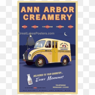 Great Lakes Posters Ann Arbor Creamery Poster - Poster Clipart