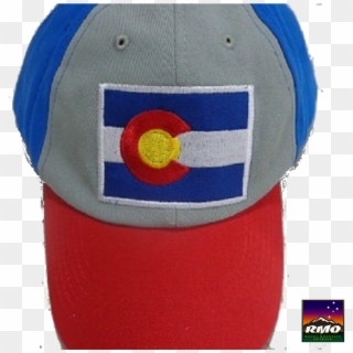 Red Grey And Blue Colorado Logo Hat - Baseball Cap Clipart