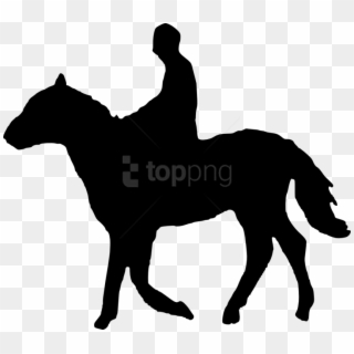 Free Png Horse Riding Silhouette Png - Silhouette Horse And Rider Clipart