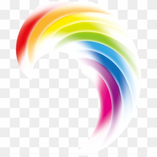 Mq Rainbow Swirls Swirl Color Colorful - Circle Clipart