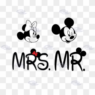 Mickey Mouse Wedding Ring Photo - Mr Et Mrs Mickey Clipart