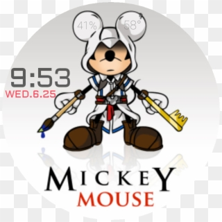 Mickey Creed Watch Face Preview Clipart
