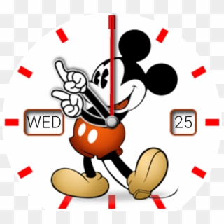 Mickey Light Watch Face Preview Clipart