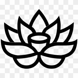 Lotus Icon Free Png And Vector - Лотос Пнг Clipart