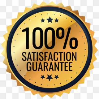 100% Satisfaction Guaranteed - Circle Clipart