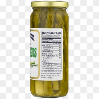 Pickled Asparagus Nutrition Facts Clipart