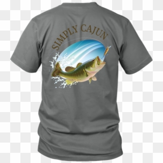 Simply Cajun Bass Fishing - Shirt Clipart