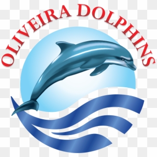 Dolphins - Oliveira Middle School Logo Clipart