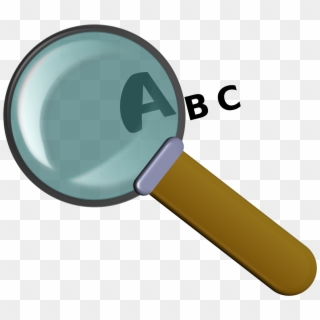 This Free Icons Png Design Of Magnifier, Abc, Clipart