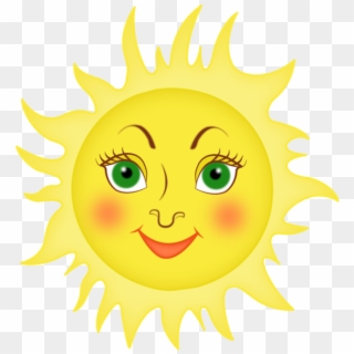 Discover Ideas About Sun Moon - Clip Art Of A Sun - Png Download