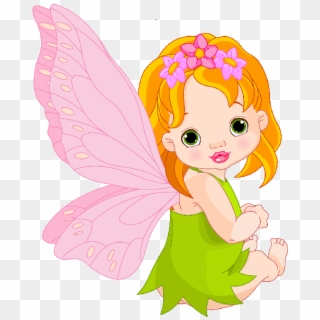 Beautiful Fairy Clipart At Getdrawings - Cartoon Baby Fairy - Png Download